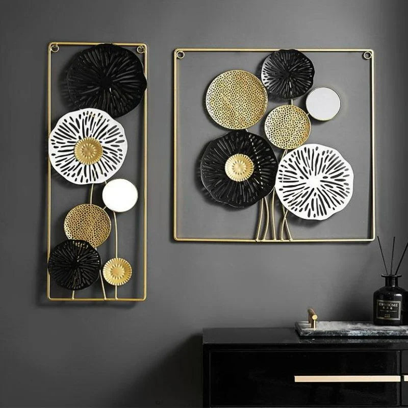 Cute Nordic Wrought Iron Wall Hangings