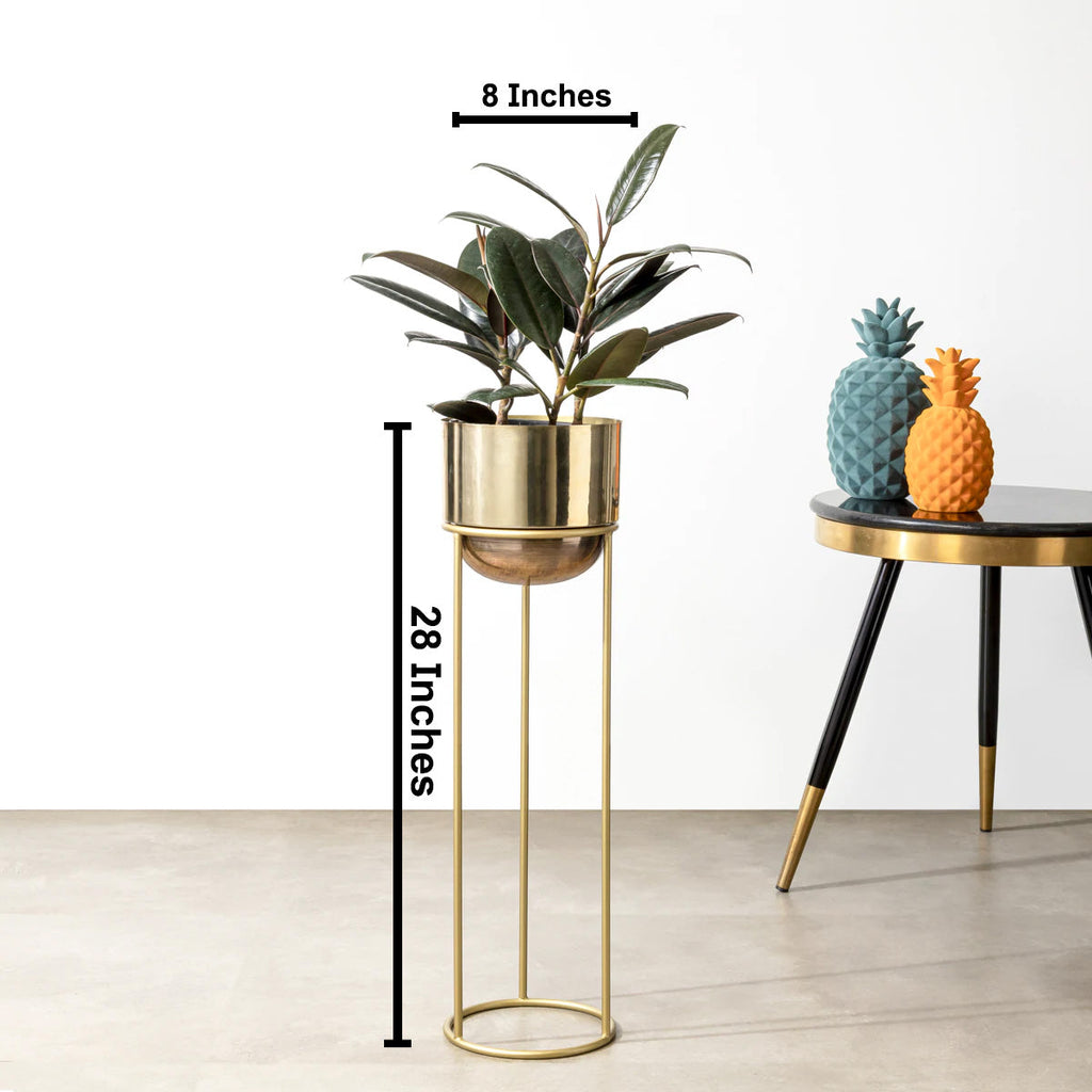 Gold Planter - Small